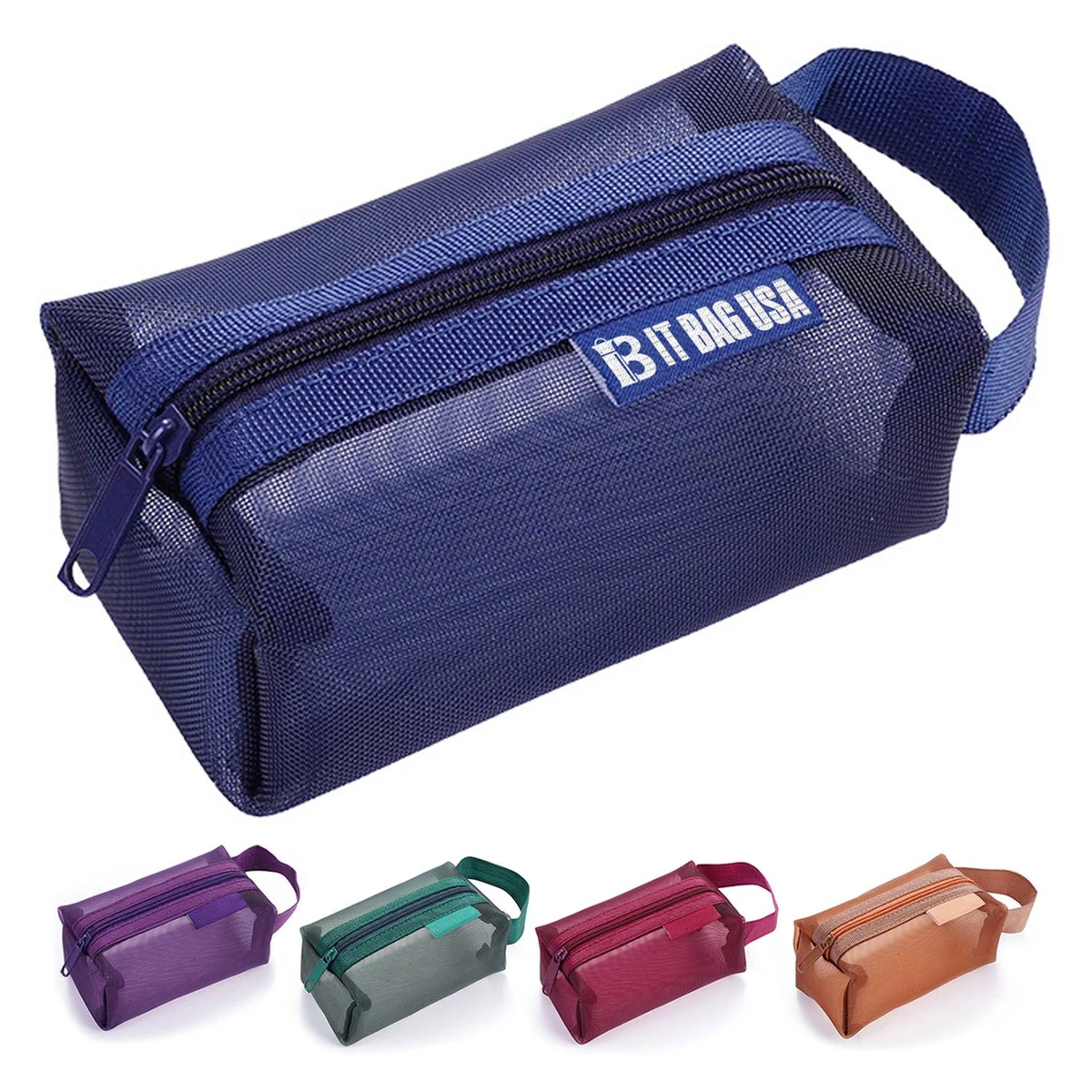 Portable mini nylon mesh multifunctional storage bag 1