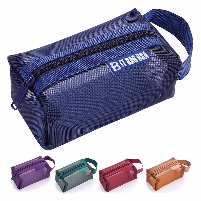 Portable mini nylon mesh multifunctional storage bag