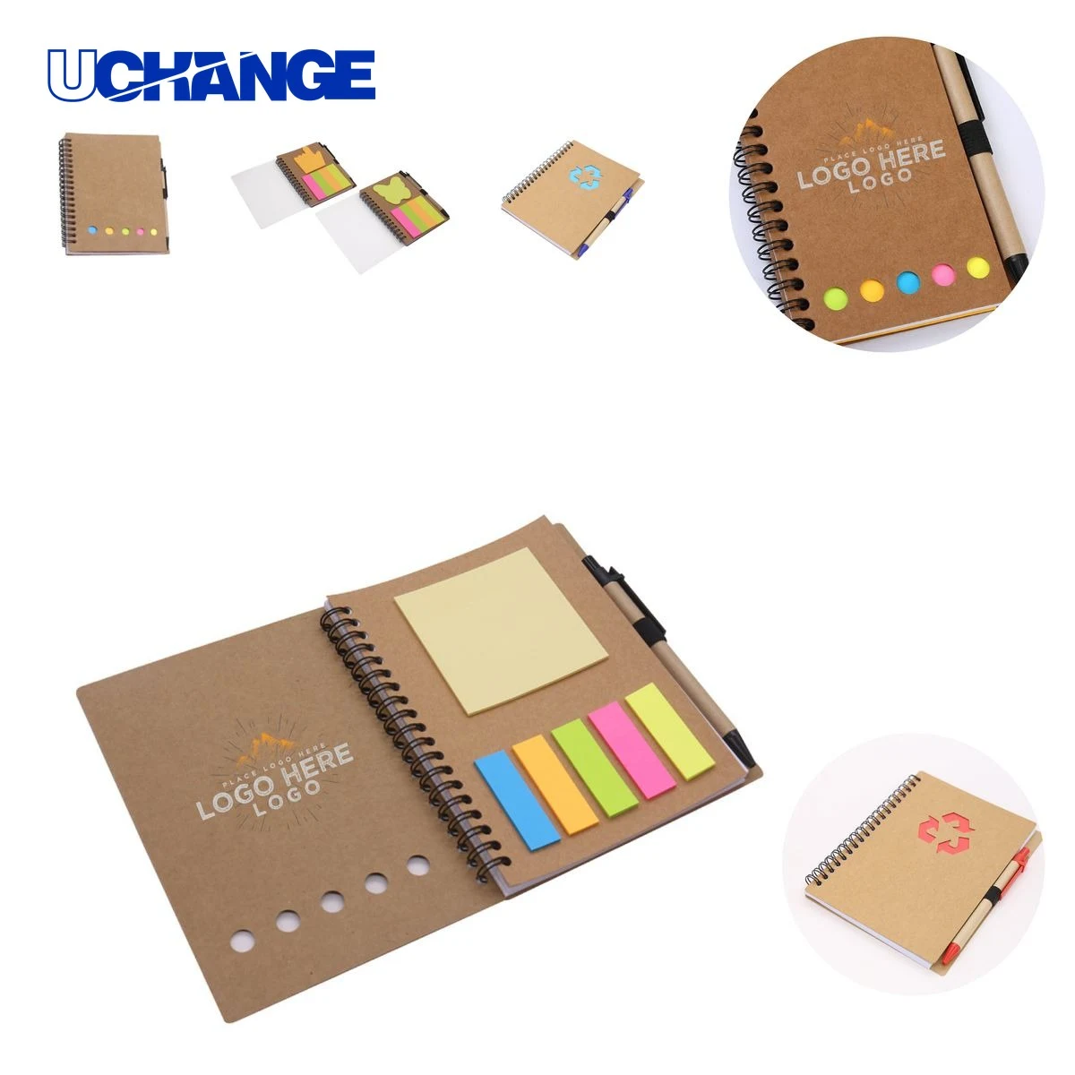 Personalized Spiral Diary Notebook Set for Promotions 1