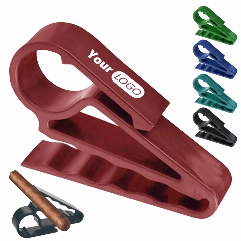 Plastic Durable Golfer Cigar Holder Grip Clip For On-Course Convenience