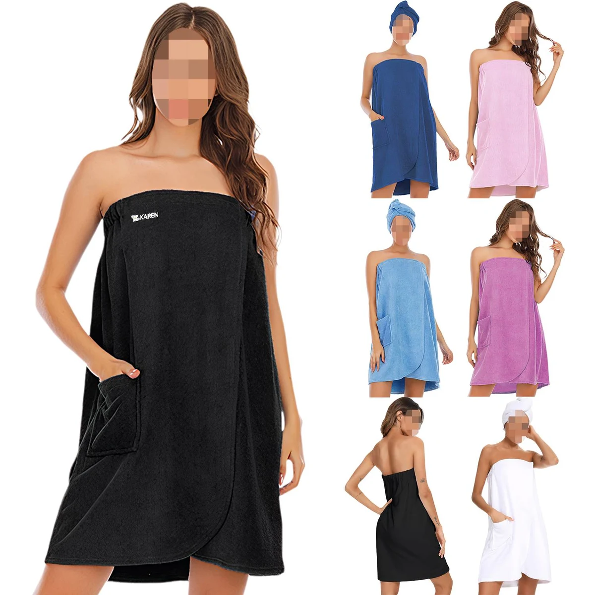 Women Thick Quick-Dry Bathrobe 1