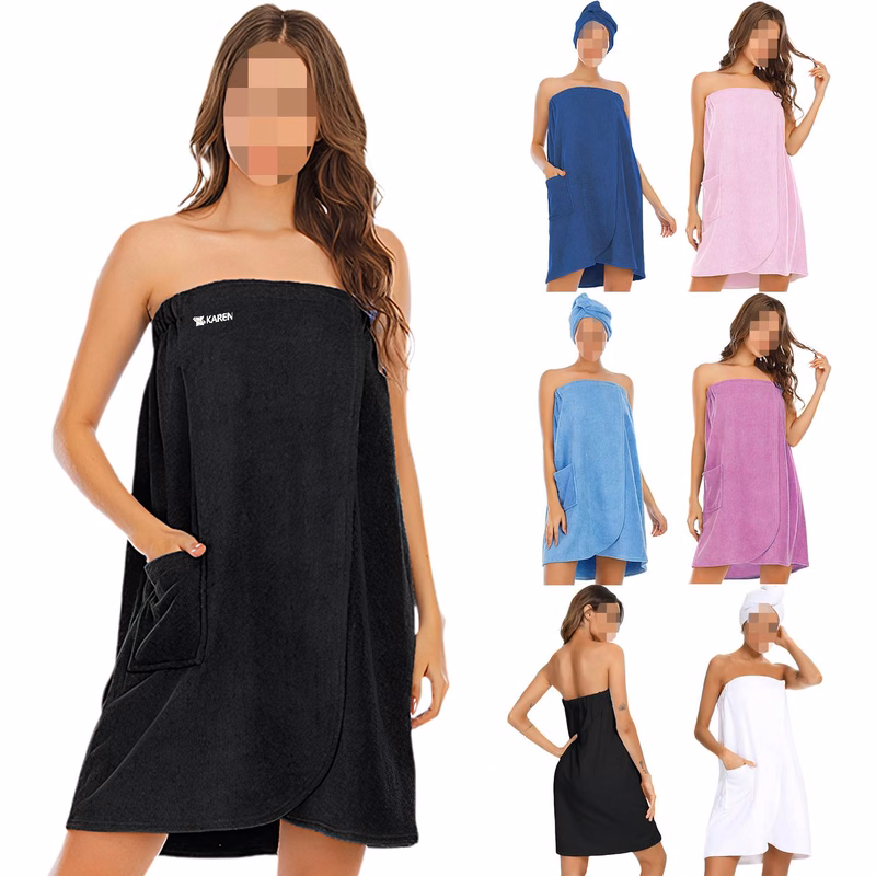 Women Thick Quick-Dry Bathrobe