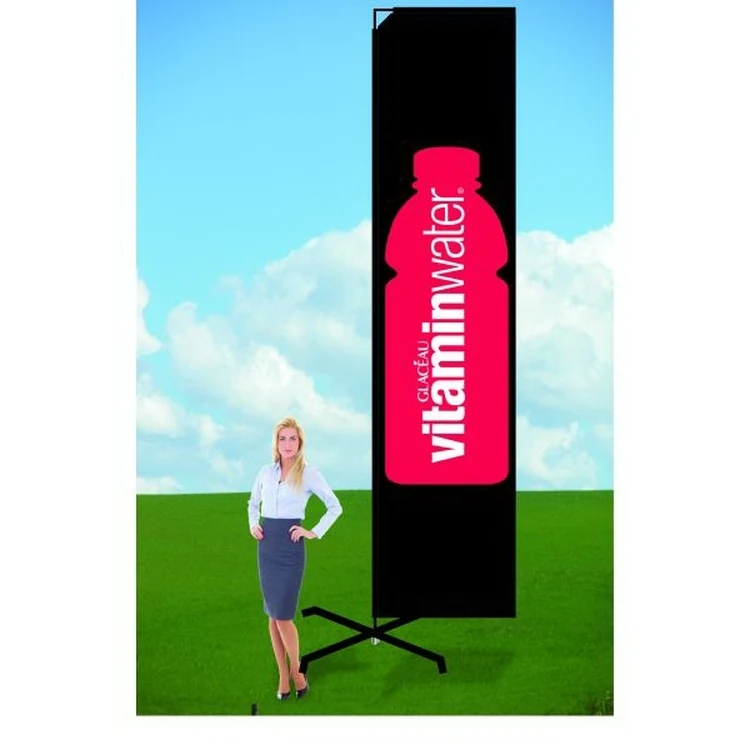 11ft Advertising Flag with X Stand-Double 1