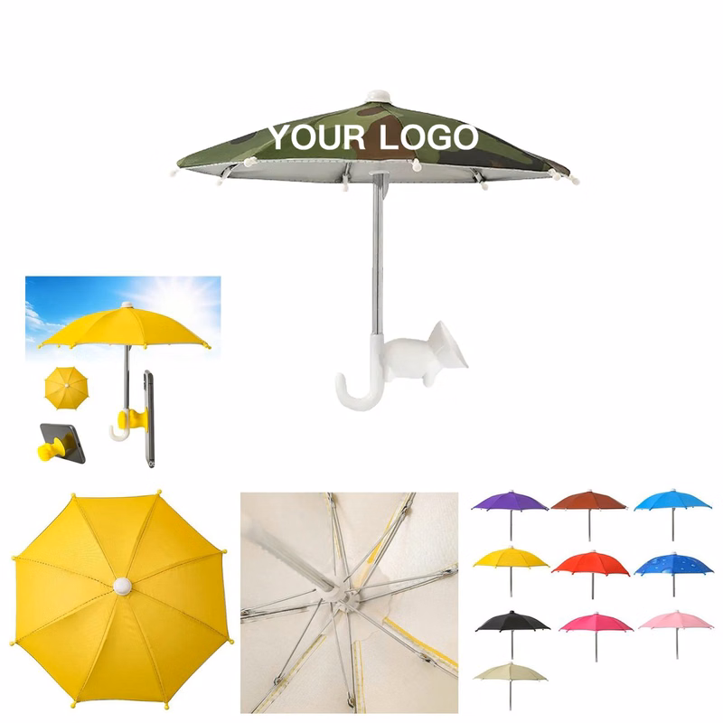 UV Phone Umbrella With Suction Cup Holder