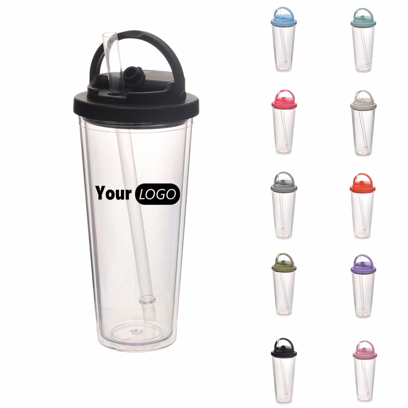 Double-layer Plastic Double-drinking Cup