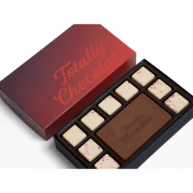 10-Piece Peppermint Bark Ensemble Gift Set with Luxury Custom Packaging
