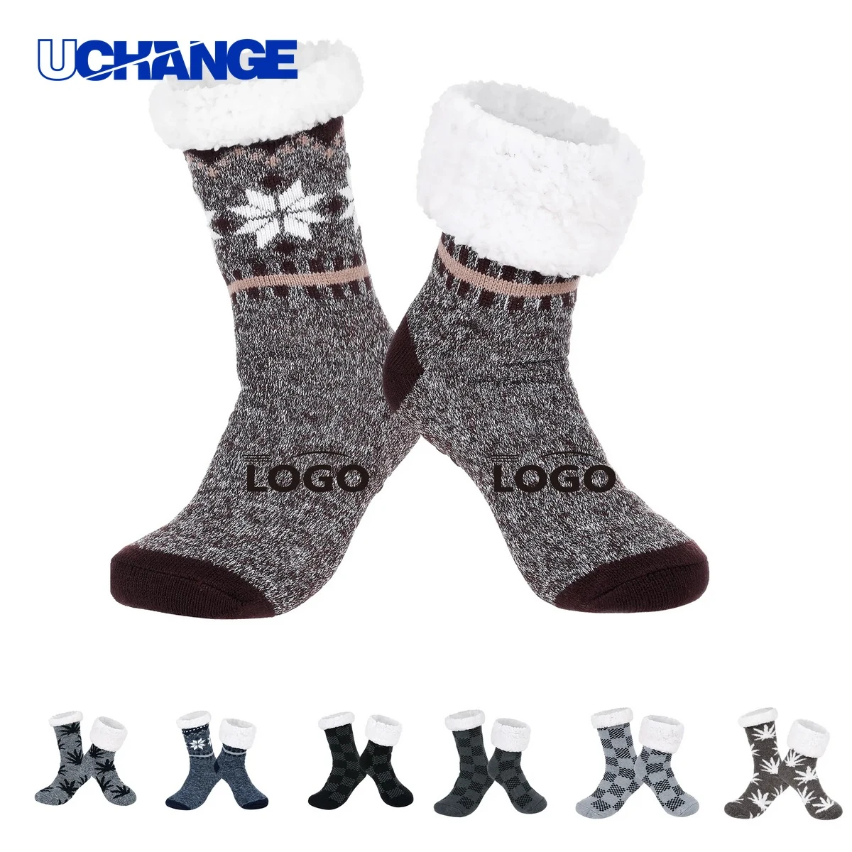 Fuzzy Slipper Socks 1
