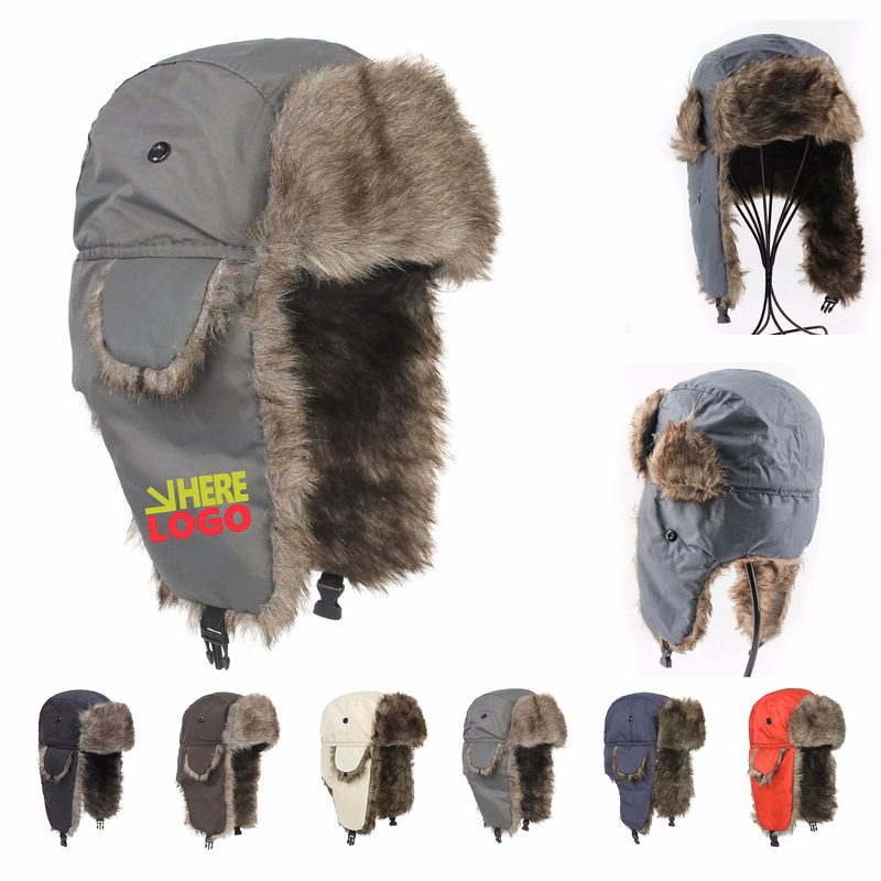 Faux Fur Ear Flap Winter Hat