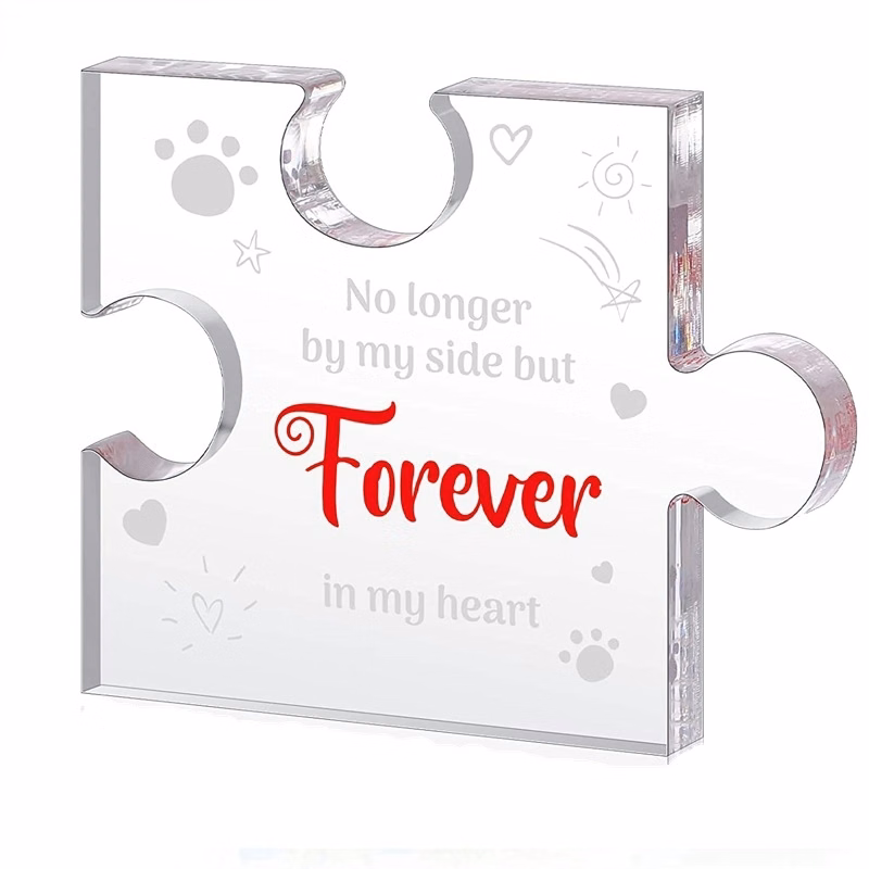 Acrylic Puzzle-Shaped Plaque