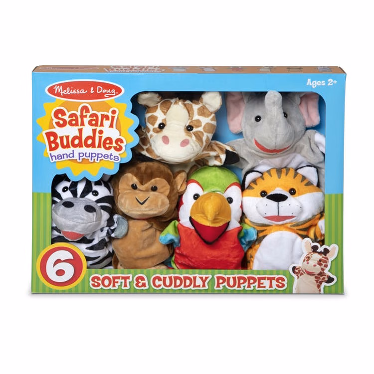 Melissa & Doug Hand Puppet Sets - Ages 2+ 6 Pieces