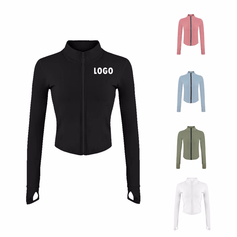 Women Running Jacket With Thumb Holes
