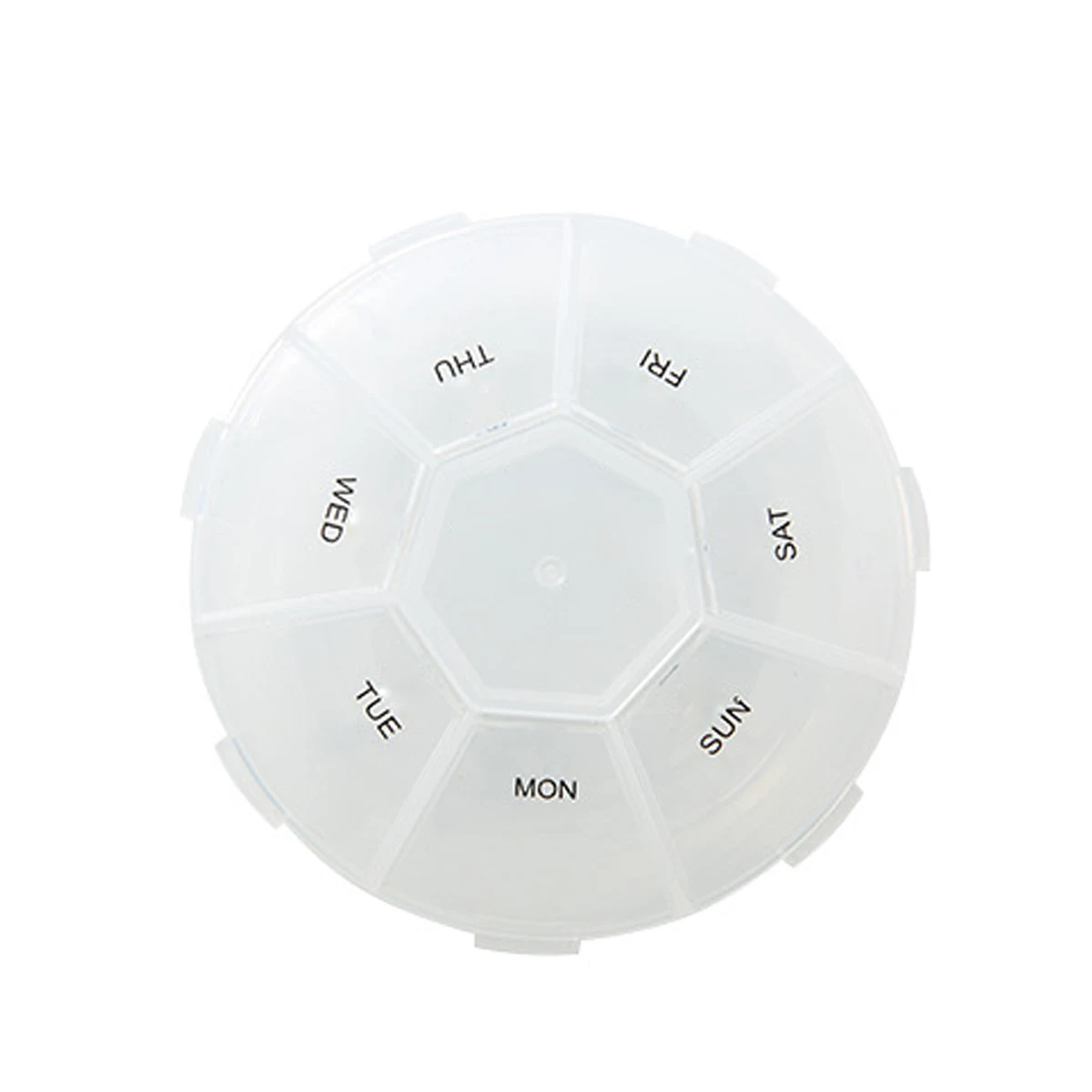 Round Portable Mini Travel Pill Box 1