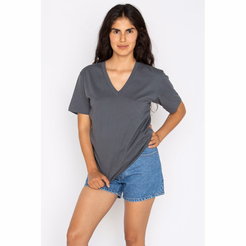 4.3 OZ FINE JERSEY V-NECK