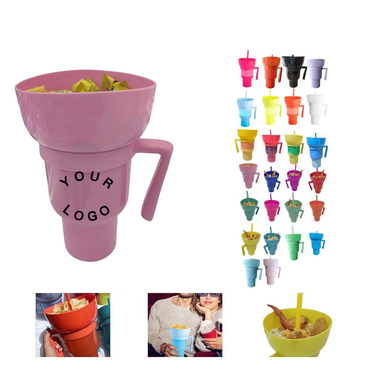 30oz Snack Holder for Movie Nights 1