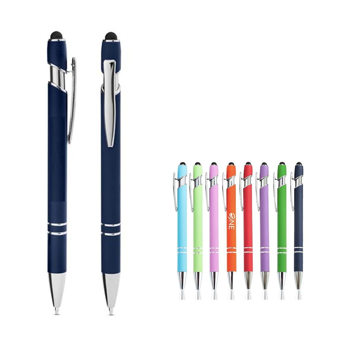 Rubberized Soft Touch Rubber Pen 1