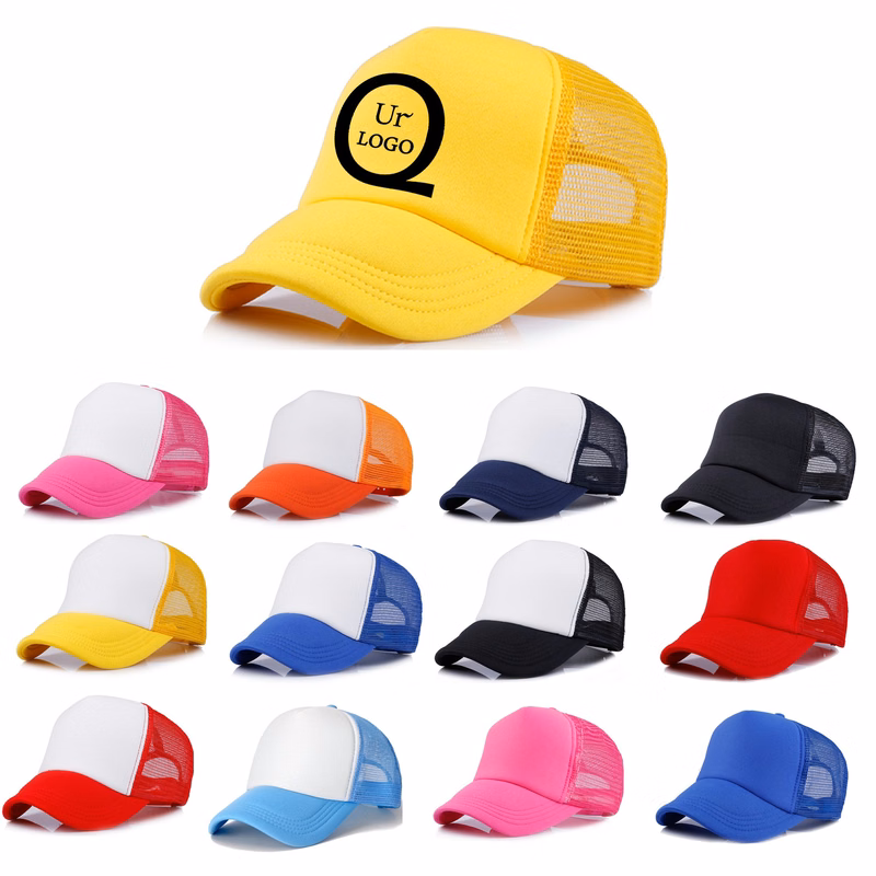 Short Brim Mesh Back Baseball Cap