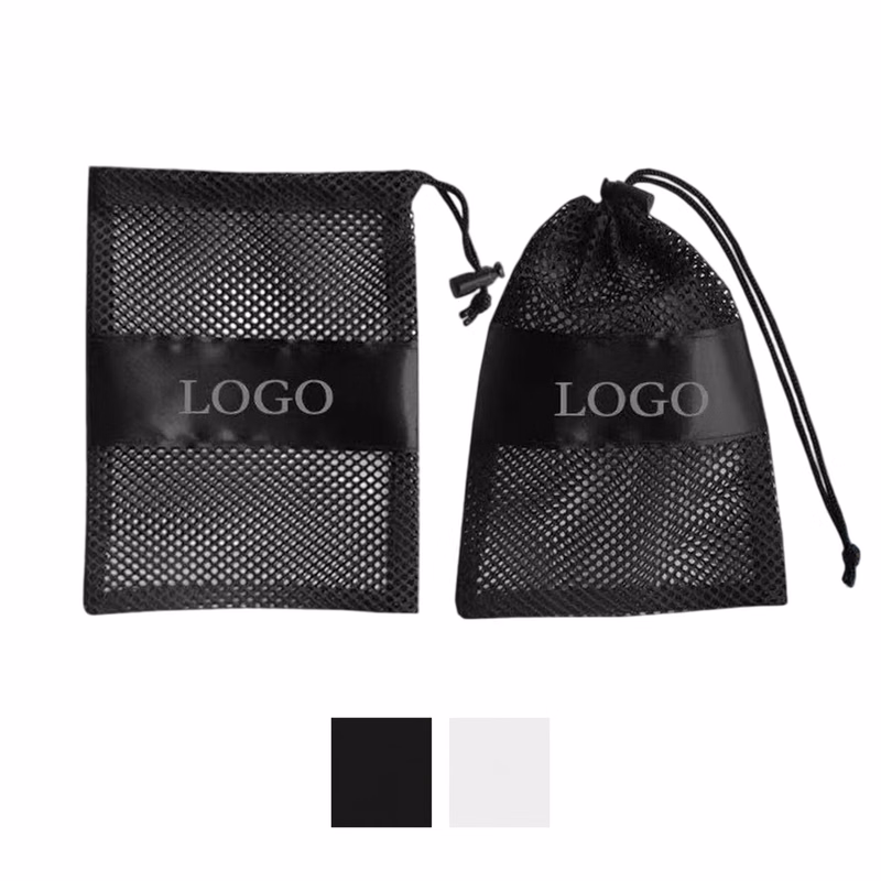 Mesh Drawstring Storage Pouch