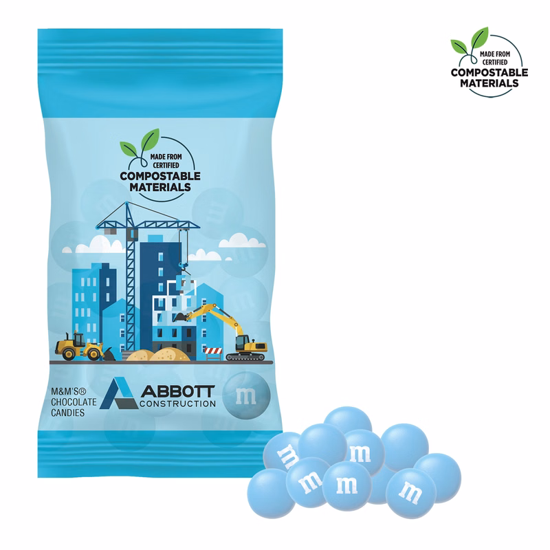 1oz ECO-Digibag, Compostable & Full Color, Color Choice M&M'S