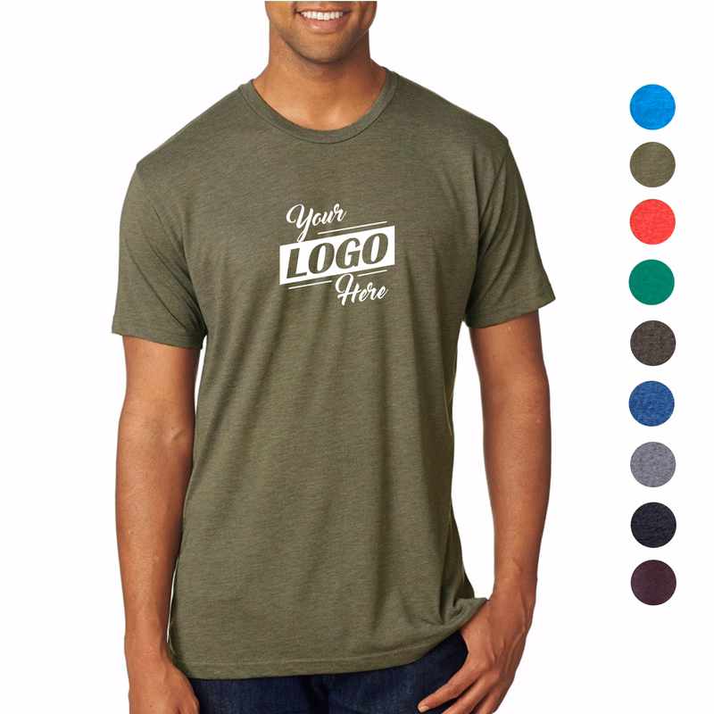 Next Level 4.3 oz. 50/25/25 Polyester/ Cotton/ Rayon Preshrunk T-shirt