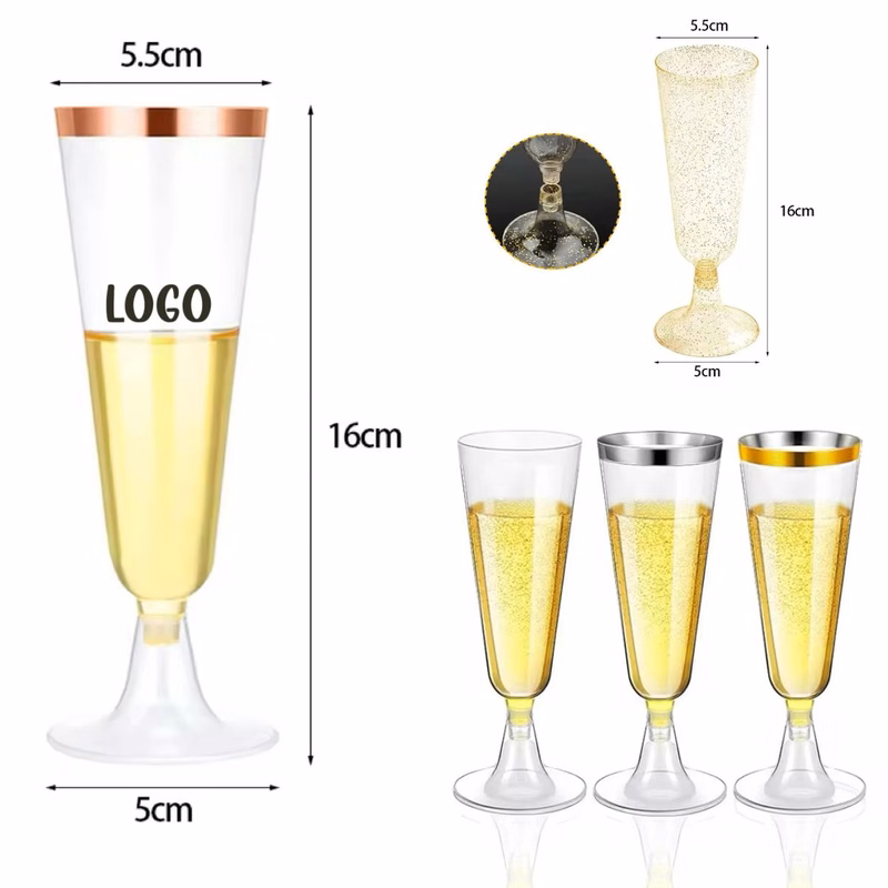 5 OZ Disposable Champagne Flutes