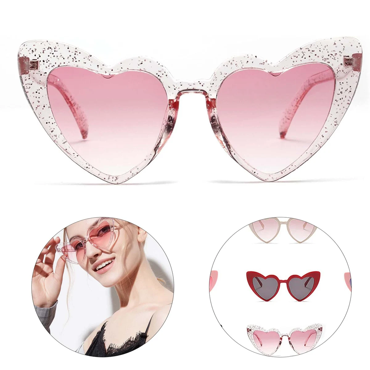 Love Heart Shaped Sunglasses 1