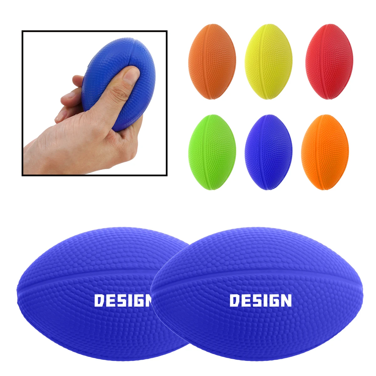 Rugby Pressure Ball Decompression Toy 1