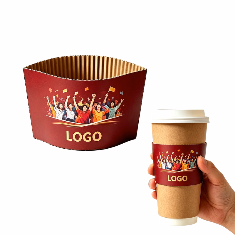 Custom Corrugated Paper Cup Sleeve