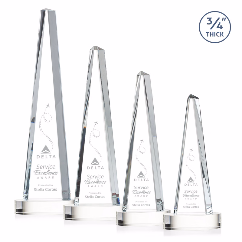 Majestic Tower Award on Alberton Base - Clear