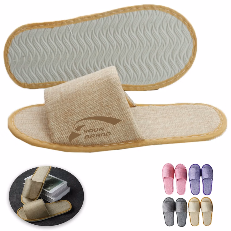 Open Toe Hotel Guest Spa Slippers
