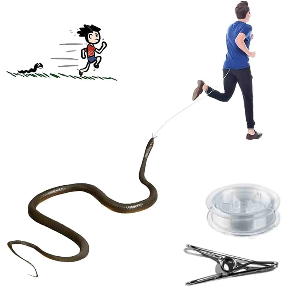 Clip On Snake Prank 1
