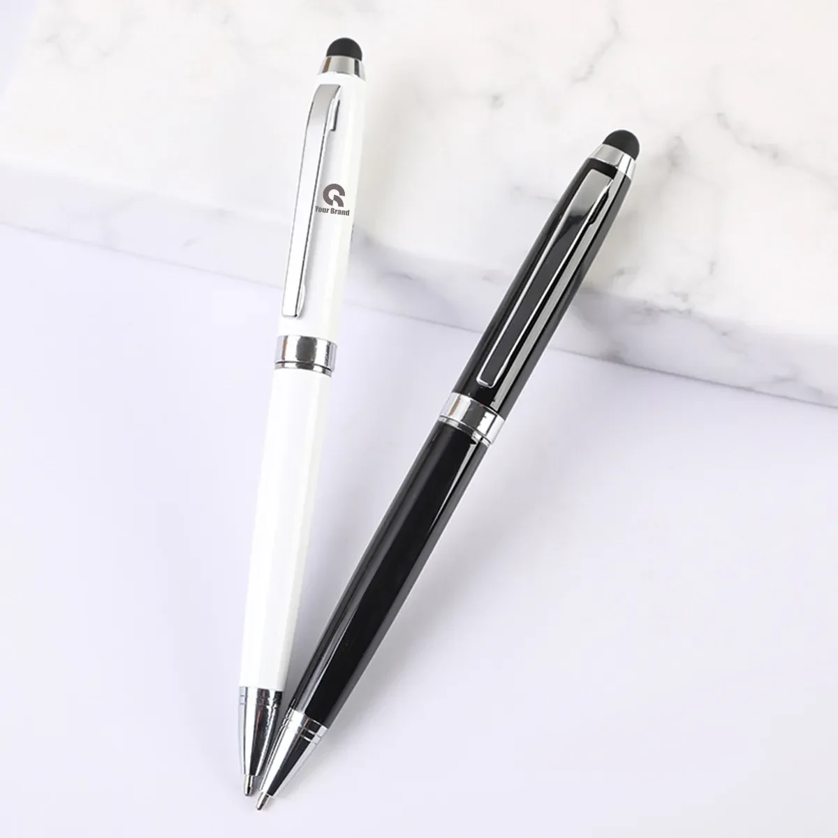 Business Rotary Capacitive Mobile Phone Round Ballpoint Pen 1