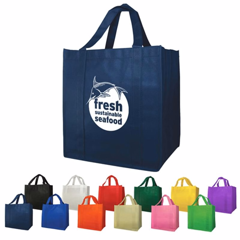 Bags - Non-Woven (13"W x 15"H x 10"D) Shopping Tote Bags