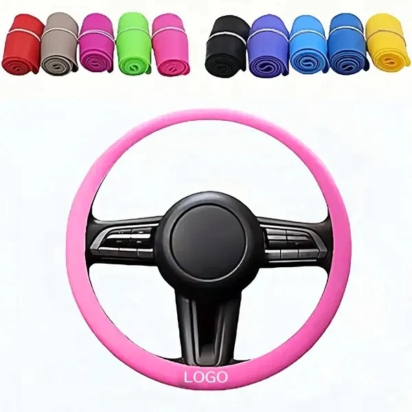Car Steering Wheel Silicone Cover Protective Grip Enhancer 1