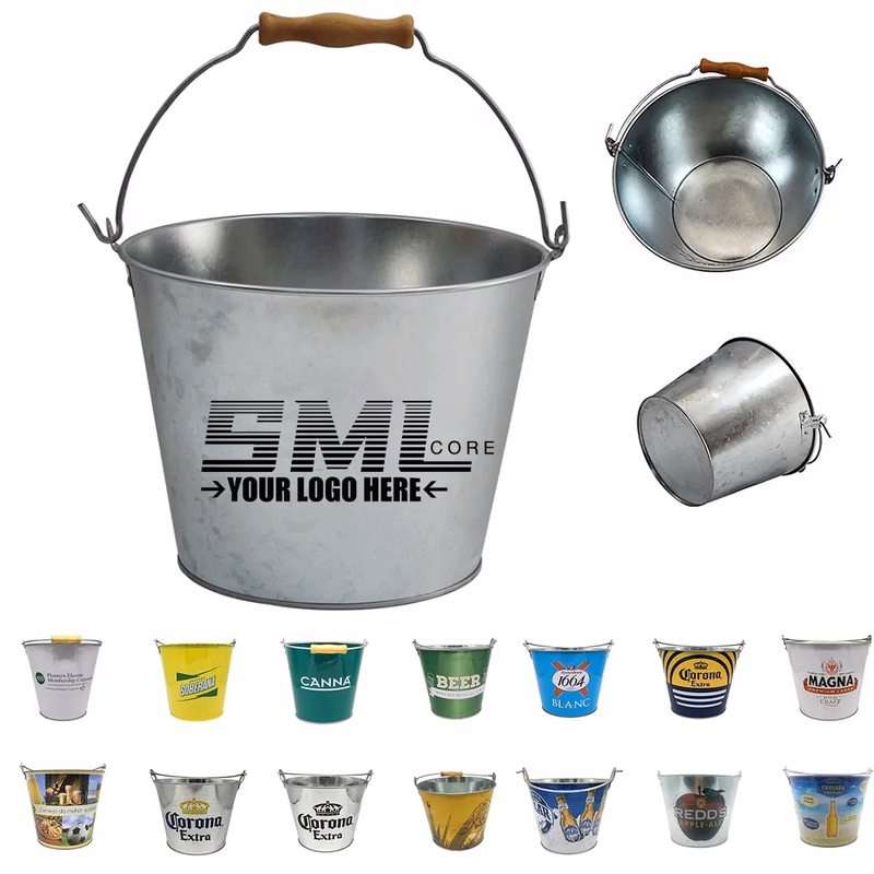 5Qt Tin Beer Bucket