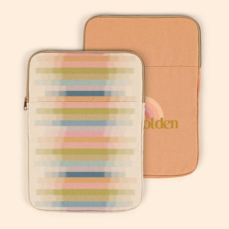 PORTRAIT LAPTOP SLEEVE - 4CP PIGMENT-DYED CANVAS - SMALL