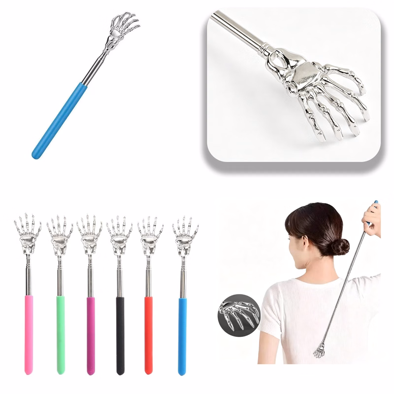 Telescopic Stainless Steel Back Scratcher