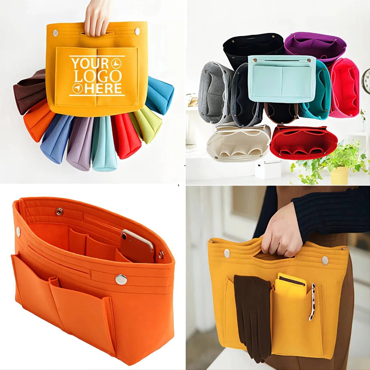 Multifunctional Felt Travel Storage Pouch 1