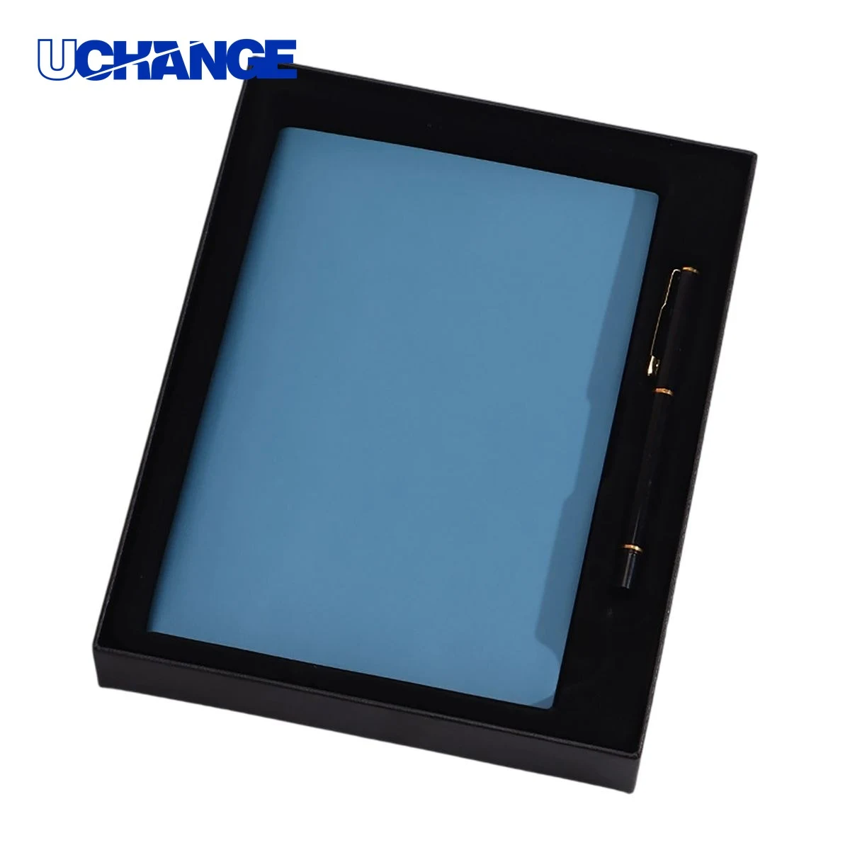 Faux Leather Journal Notebook Gift Set 8.3" By 5.7" 1