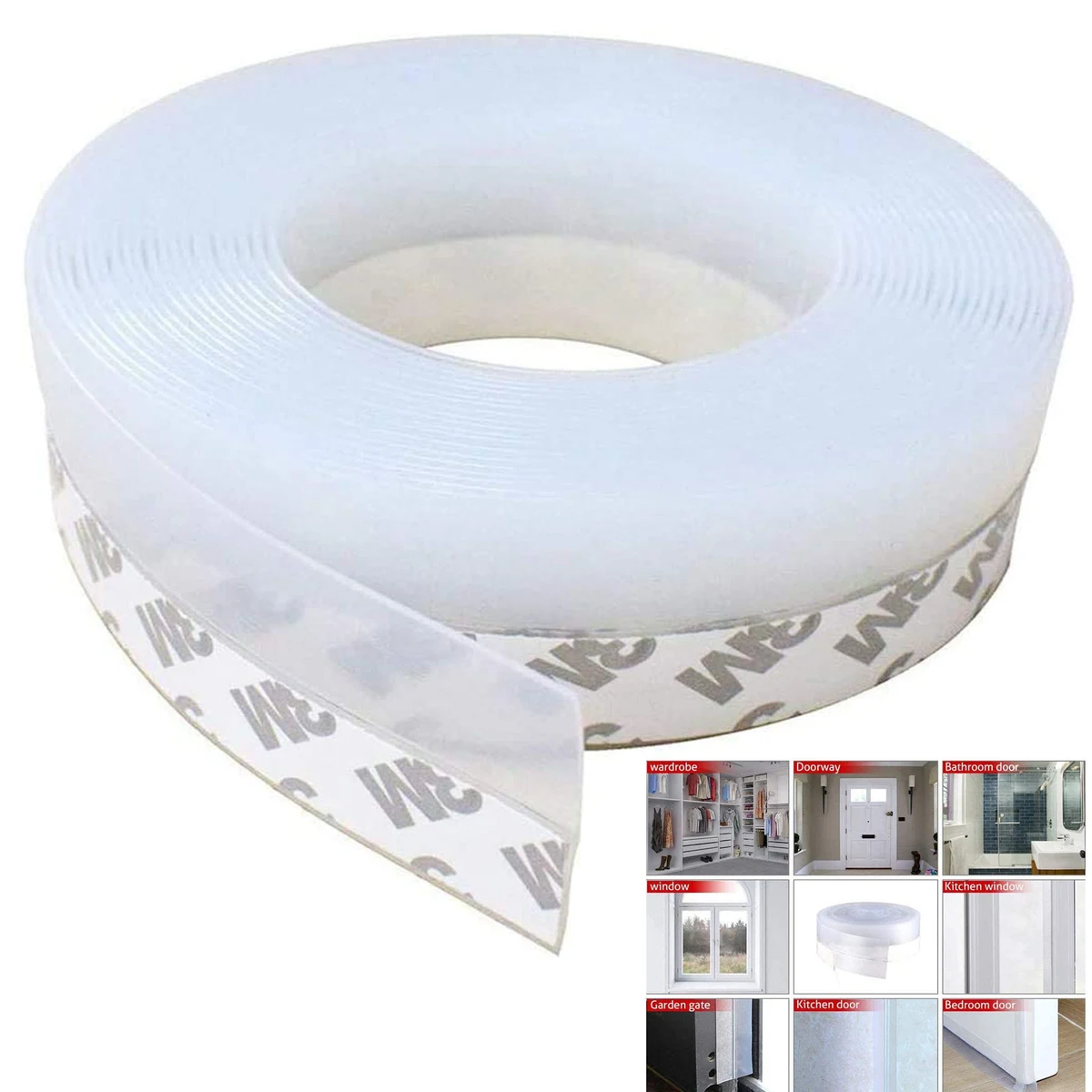 1 3/8"" x 196 7/8" Silicone Seal Strip 1