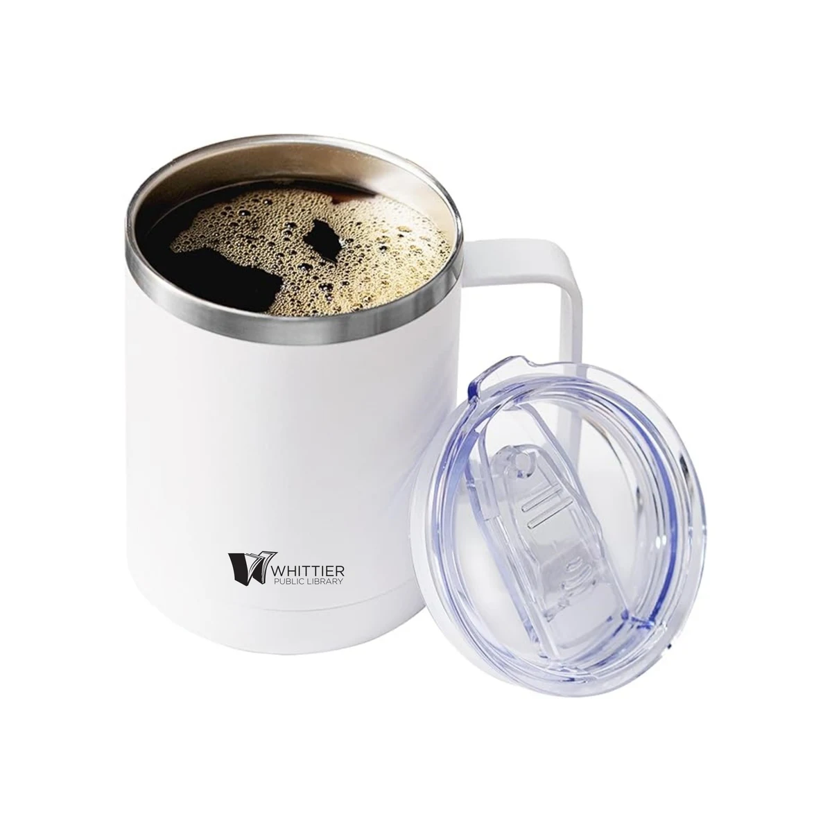 12oz Coffee Mug With Handle And Sliding Lid 1