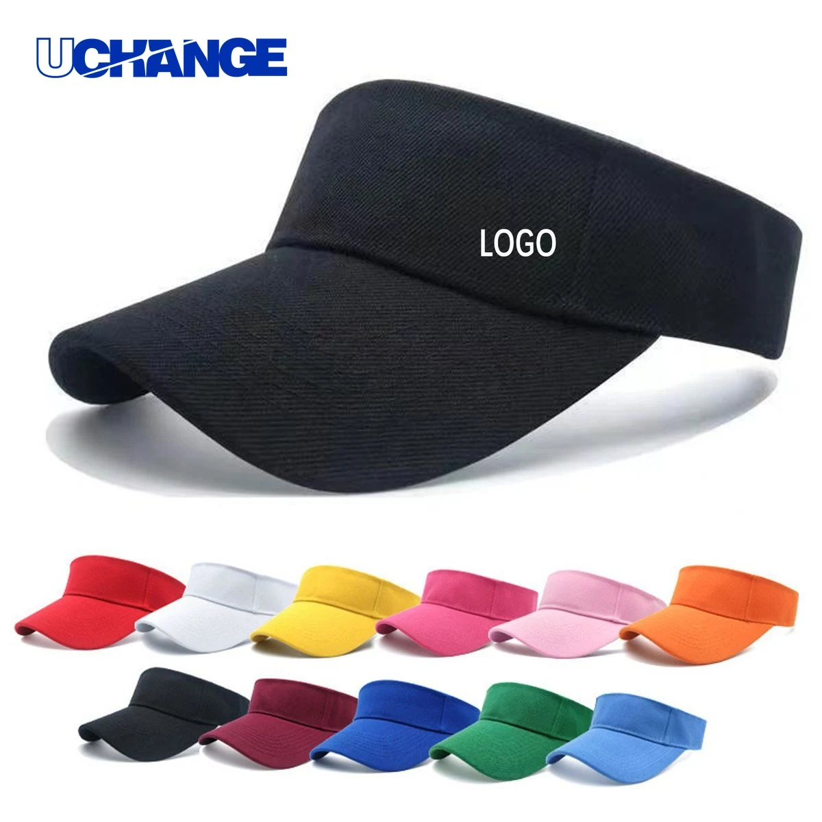Custom Logo Sun Visor Cap Headwear 1