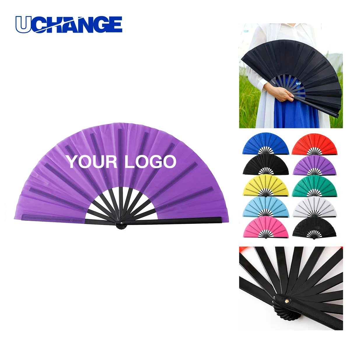 Portable Folding Hand Fan for Events 1