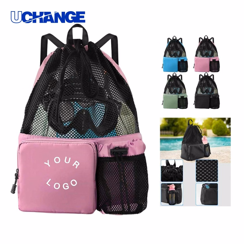Durable Drawstring Gym Backpack with Strong Straps