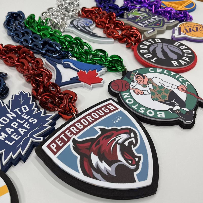 Custom 3D Sports Eva Foam Necklace