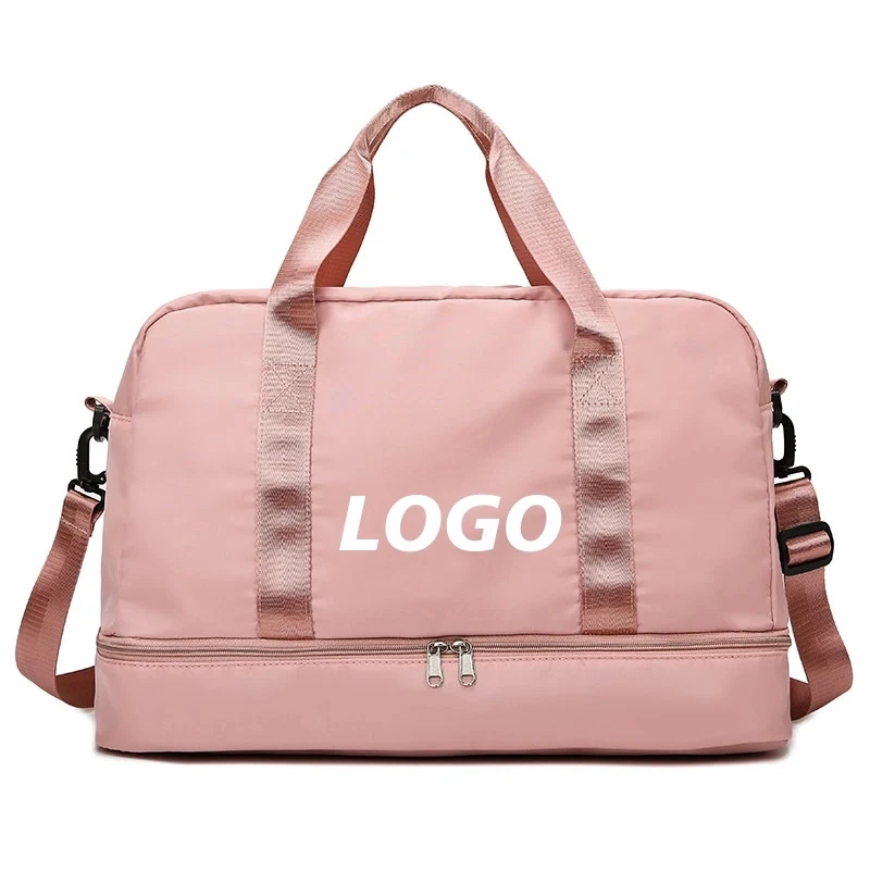 Custom Travel Duffel Bags with Shoe Compartment 1