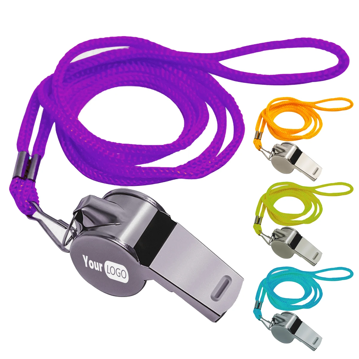Stainless Steel Survival Whistle With Custom Logo 1