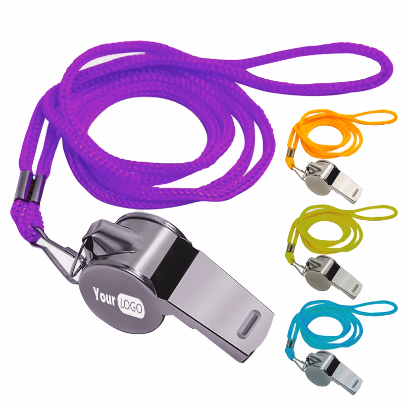 Stainless Steel Survival Whistle With Custom Logo
