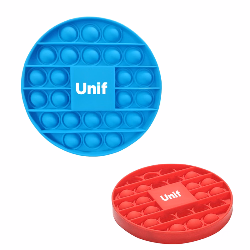 Solid Color Round Popper Toys