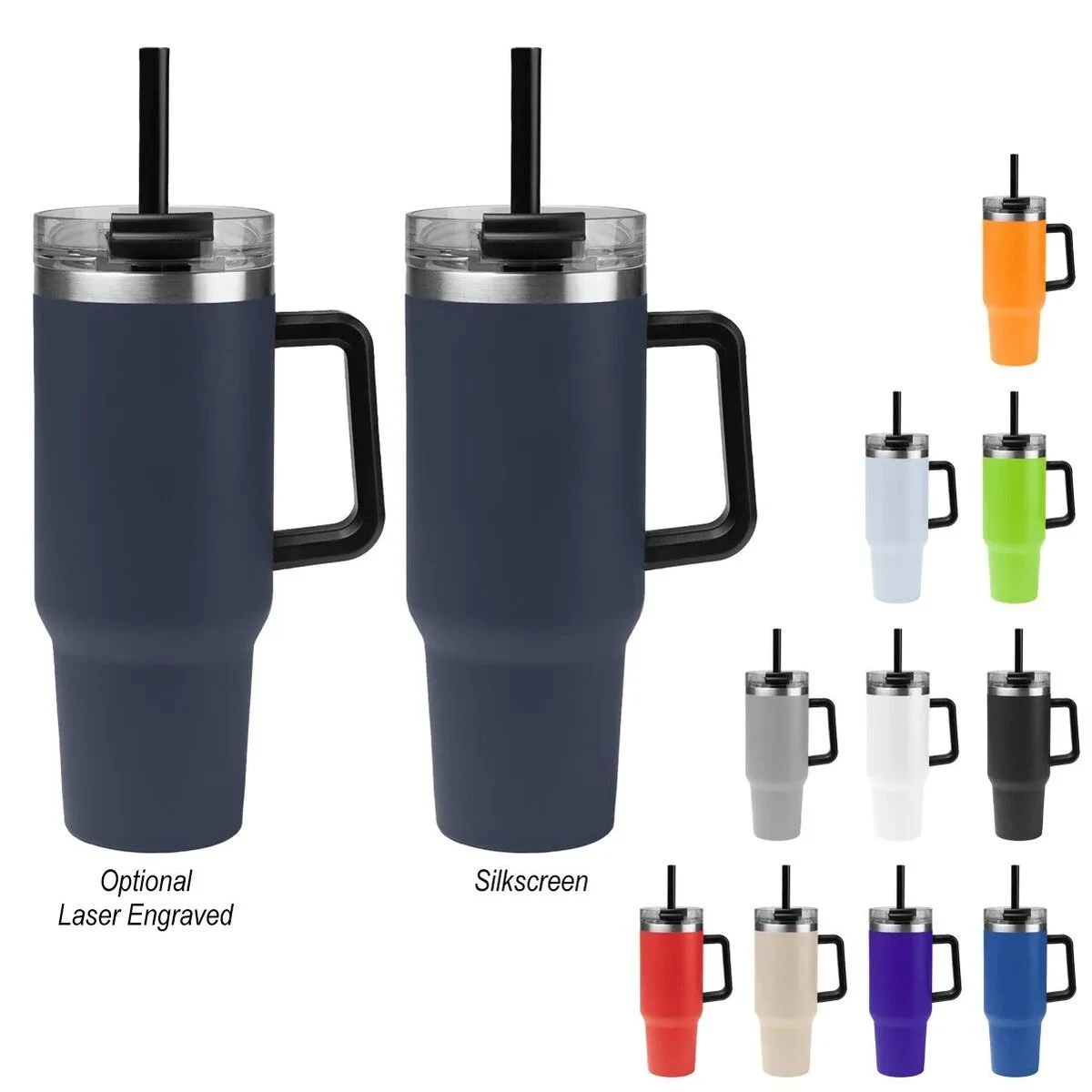 40 oz Stainless Steel Tumbler Drinkware 1