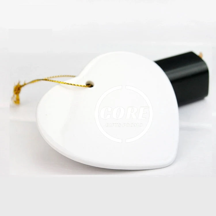 Custom Sublimation Ceramic Ornament 1